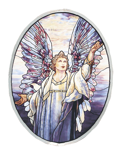 Louis Comfort Tiffany Angel of Peace by Glassmasters