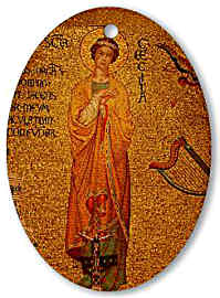 St Cecilia Mosaic by Tiffany Studios