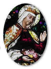 St Elizabeth in stained glass
