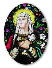 St Theresa in stained glass
